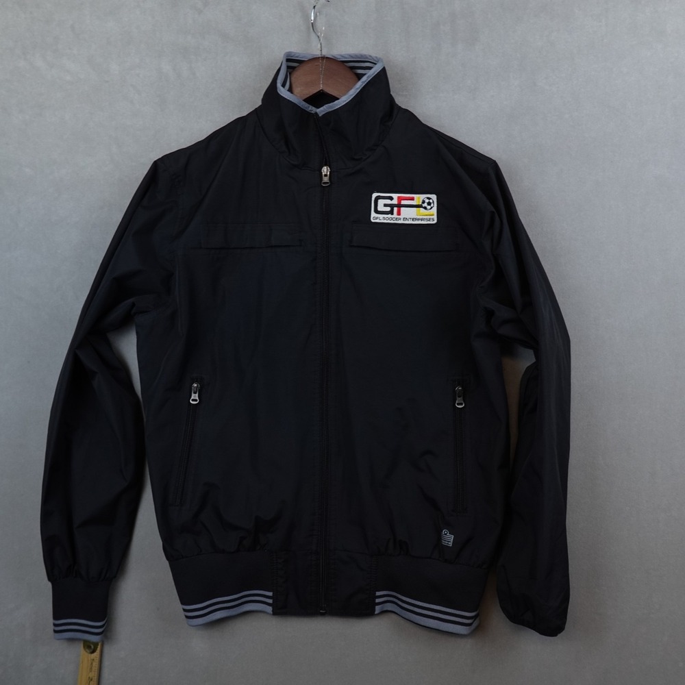 Admiral England Jacket Soccer Track Full Zip Black Size Small